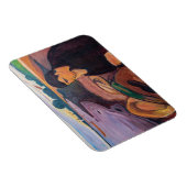 Edvard Munch - Melancholy 1894 Magneet (Rechterzijde)