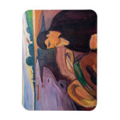 Edvard Munch - Melancholy 1894 Magneet (Verticaal)