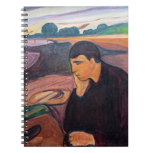 Edvard Munch - Melancholy 1894 Notitieboek (Voorkant)