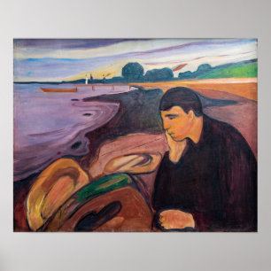 Edvard Munch - Melancholy 1894 Poster