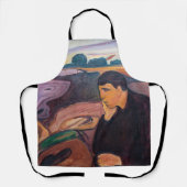 Edvard Munch - Melancholy 1894 Schort (Voorkant)