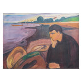 Edvard Munch - Melancholy 1894 Tafelkleed (Voorkant (Horizontaal))