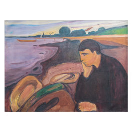 Edvard Munch - Melancholy 1894 Tafelkleed