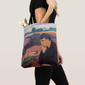 Edvard Munch - Melancholy 1894 Tote Bag (Dichtbij)