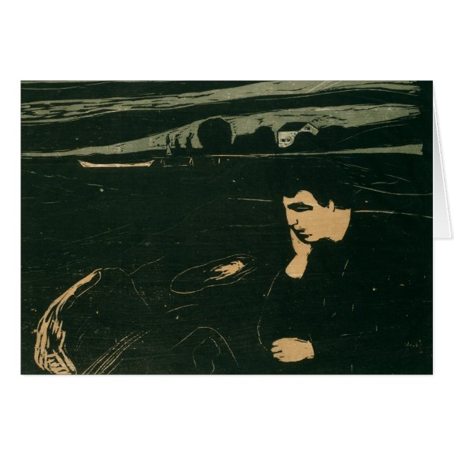 Edvard Munch - Melancholy III (Voorkant Horizontaal)
