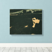 Edvard Munch - Melancholy III Canvas Afdruk (Insitu (Houten vloer))