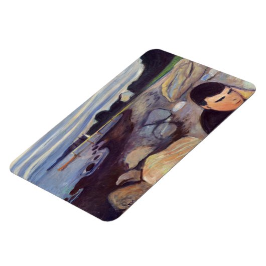 Edvard Munch - Melancholy Magneet (Linkerzijde)