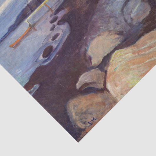 Edvard Munch - Melancholy Tissuepapier (Detail)