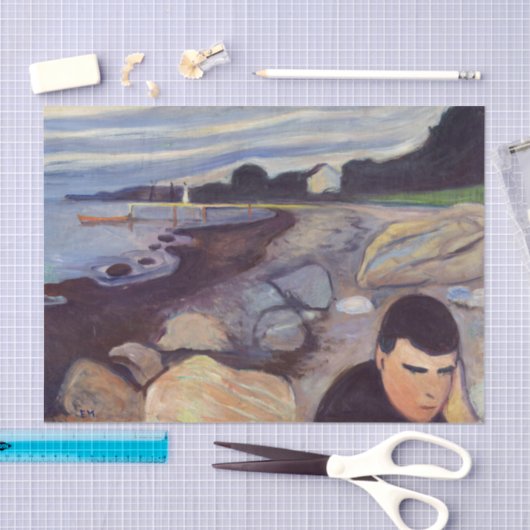 Edvard Munch - Melancholy Tissuepapier (Craft)