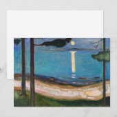 Edvard Munch - Moonlight Bedankkaart (Voorkant / Achterkant)