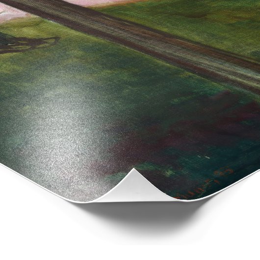 Edvard Munch - Moonlight Foto Afdruk (Hoek)