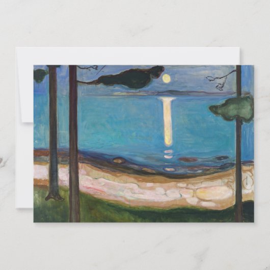 Edvard Munch - Moonlight Kaart (Voorkant)