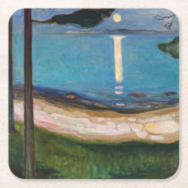 Edvard Munch - Moonlight Kartonnen Onderzetters