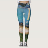 Edvard Munch - Moonlight Leggings (Voorkant)