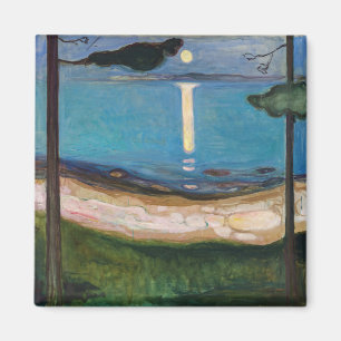 Edvard Munch - Moonlight Magneet