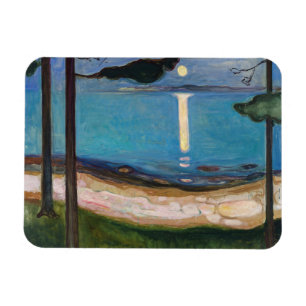 Edvard Munch - Moonlight Magneet