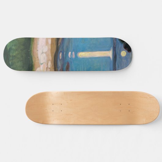 Edvard Munch - Moonlight Persoonlijk Skateboard (Horizontaal)