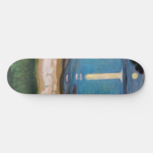 Edvard Munch - Moonlight Persoonlijk Skateboard (Horizontaal)