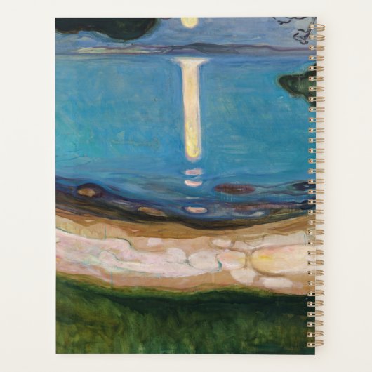 Edvard Munch - Moonlight Planner (Achterkant)
