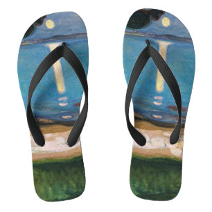 Edvard Munch - Moonlight Teenslippers