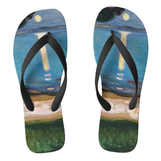 Edvard Munch - Moonlight Teenslippers (Voetbed)