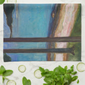 Edvard Munch - Moonlight Theedoek (Gevouwen)