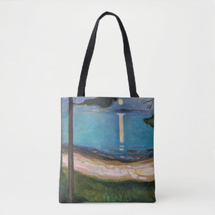 Edvard Munch - Moonlight Tote Bag