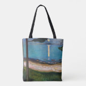Edvard Munch - Moonlight Tote Bag (Achterkant)