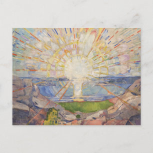 Edvard Munch Muurschildering De Zon (gestolen) (19 Briefkaart
