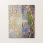 Edvard Munch Muurschildering De Zon (gestolen) (19 Legpuzzel (Verticaal)