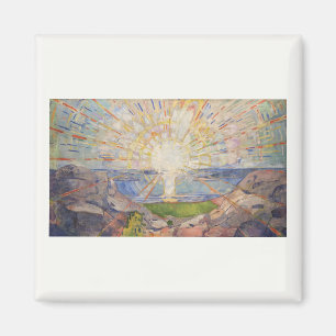 Edvard Munch Muurschildering De Zon (gestolen) (19 Magneet