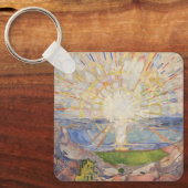 Edvard Munch Muurschildering De Zon (gestolen) (19 Sleutelhanger (Voorkant)