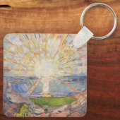 Edvard Munch Muurschildering De Zon (gestolen) (19 Sleutelhanger (Achterkant)