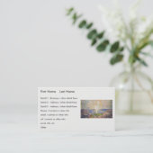 Edvard Munch Muurschildering De Zon (gestolen) (19 Visitekaartje (Staand voorkant)