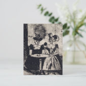 Edvard Munch Night Cafe Briefkaart (Staand voorkant)