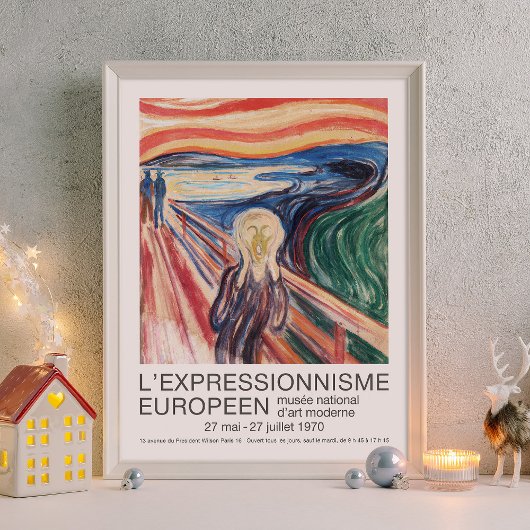 Edvard Munch over de artistieke vertoning - Rare a Poster