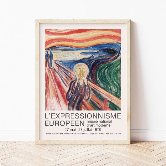 Edvard Munch over de artistieke vertoning - Rare a Poster
