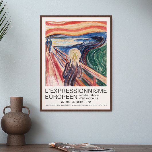 Edvard Munch over de artistieke vertoning - Rare a Poster