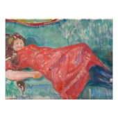 Edvard Munch - Over de sofa Foto Afdruk (Voorkant)