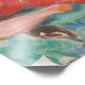 Edvard Munch - Over de sofa Foto Afdruk (Hoek)