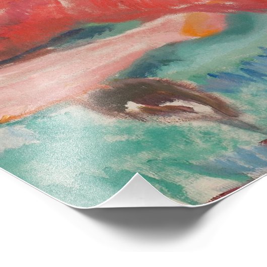 Edvard Munch - Over de sofa Foto Afdruk (Hoek)