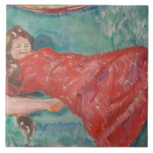 Edvard Munch - Over de sofa Tegeltje (Voorkant)