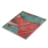 Edvard Munch - Over de sofa Tegeltje (Zijkant)