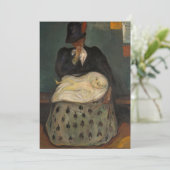 Edvard Munch - Overerving Bedankkaart (Staand voorkant)