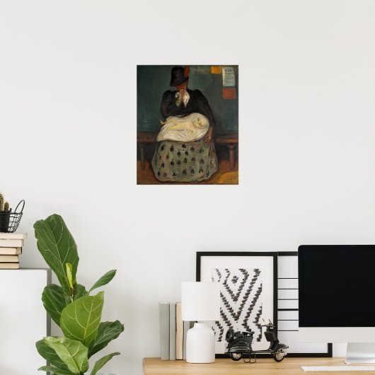 Edvard Munch - Overerving Poster (Thuiskantoor)