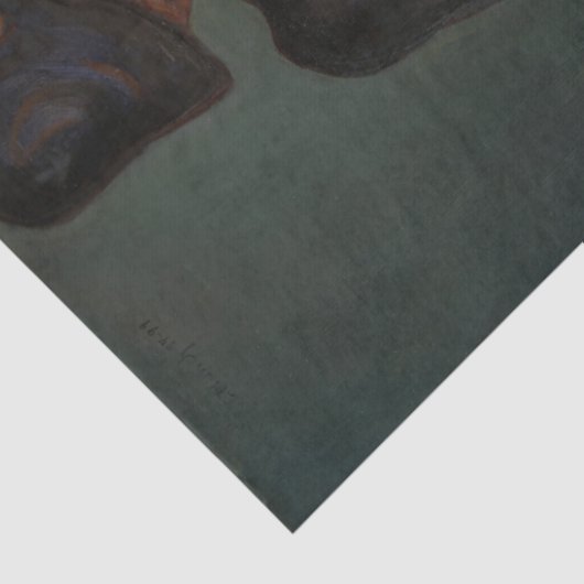 Edvard Munch - Overerving Tissuepapier (Detail)