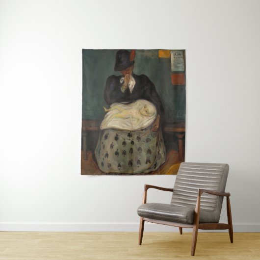 Edvard Munch - Overerving Wandkleed (In situ)