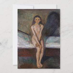 Edvard Munch - Puberteit Bedankkaart
