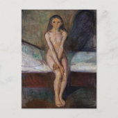 Edvard Munch - Puberteit Briefkaart (Voorkant)