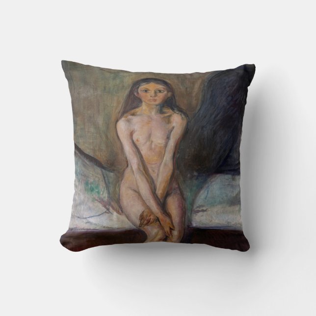 Edvard Munch - Puberteit Kussen (Voorkant)